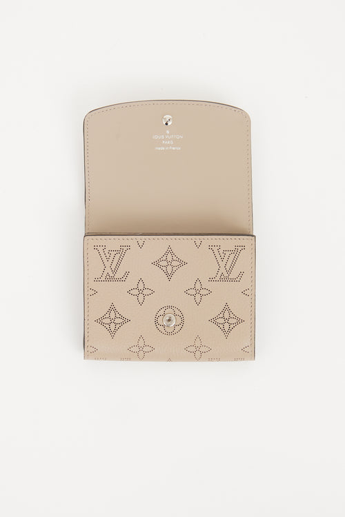 Louis Vuitton Grey Galet Mahina Iris Compact Wallet