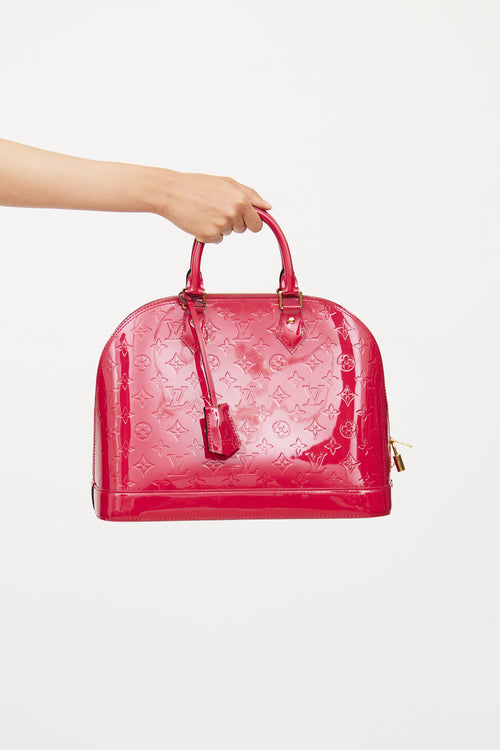 Louis Vuitton Indian Rose Vernis Alma Bag