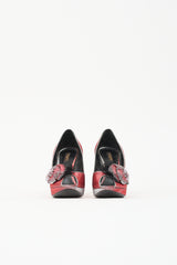 Louis Vuitton Iridescent Rosette Pump