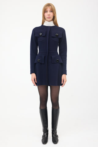 Louis Vuitton Knit Midi Dress