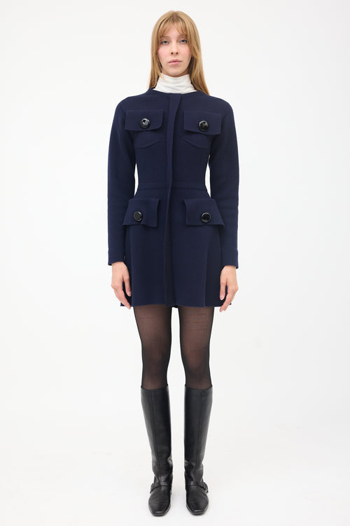 Louis Vuitton Knit Midi Dress