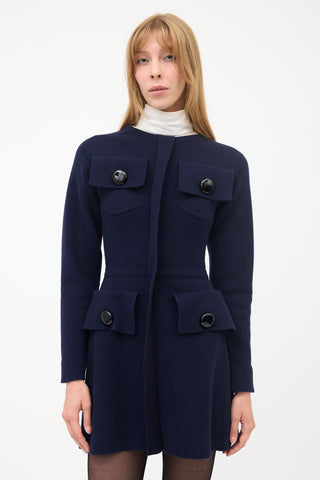 Louis Vuitton Knit Midi Dress