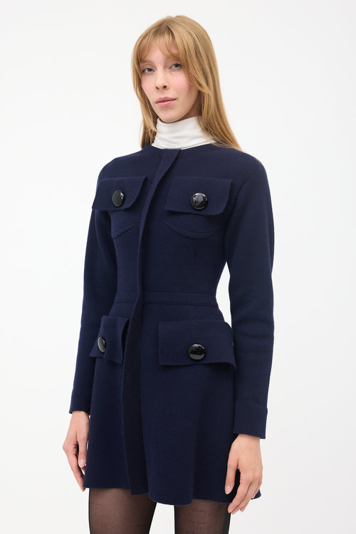 Louis Vuitton Knit Midi Dress