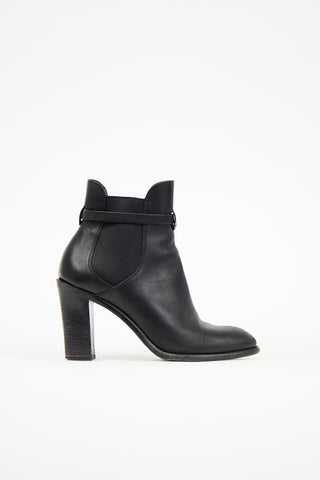 Louis Vuitton Leather Heeled Chelsea Boot