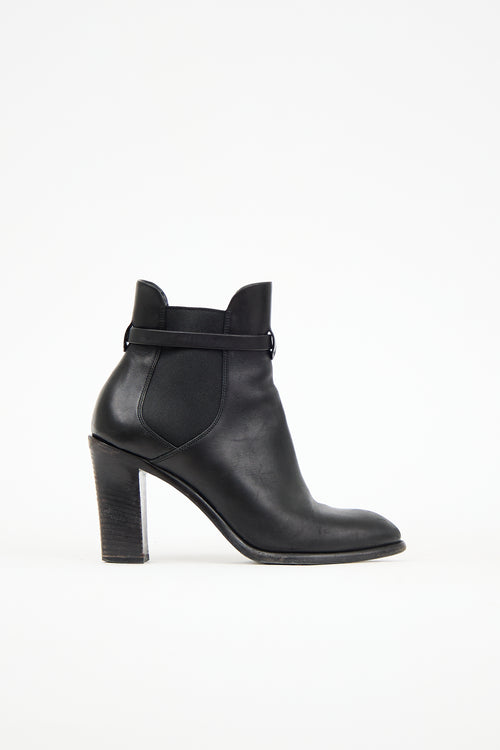Louis Vuitton Leather Heeled Chelsea Boot
