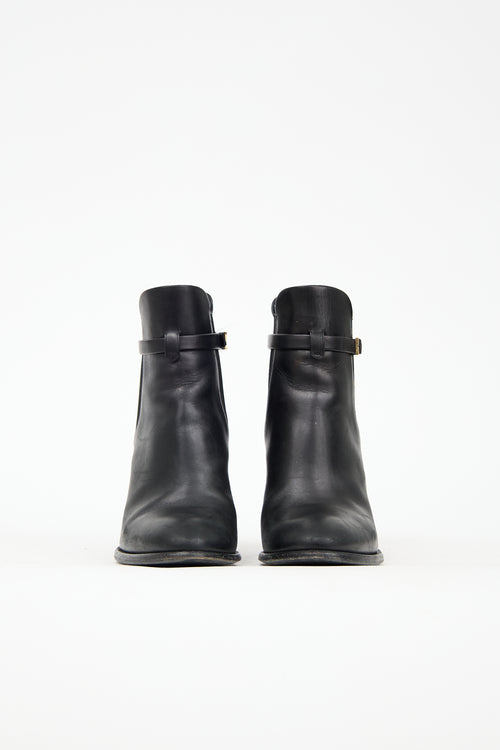 Louis Vuitton Leather Heeled Chelsea Boot