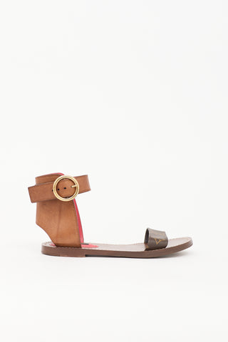 Louis Vuitton Leather Ocean Drive Sandal
