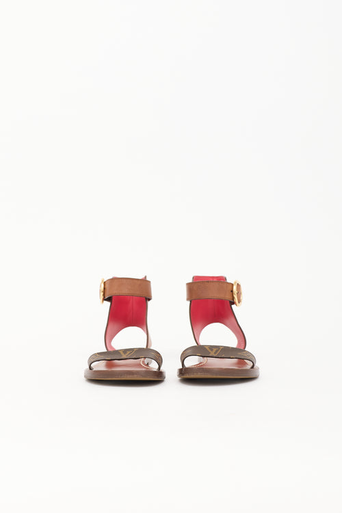 Louis Vuitton Leather Ocean Drive Sandal