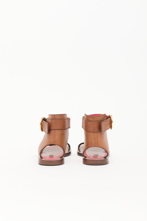 Louis Vuitton Leather Ocean Drive Sandal