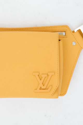 Louis Vuitton Leather Aerogram Takeoff Sling Bag