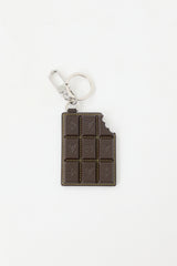 Louis Vuitton Leather Chocolate Bar Keychain