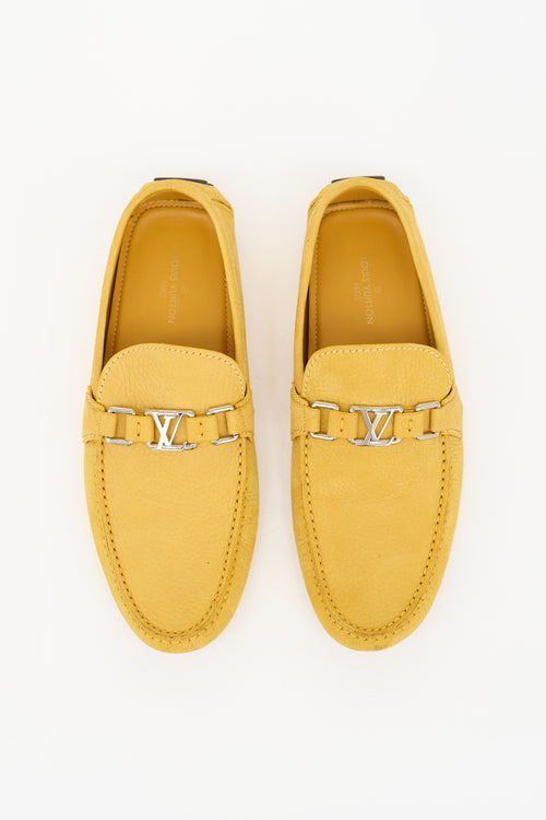 Louis Vuitton Leather LV Driving Loafer
