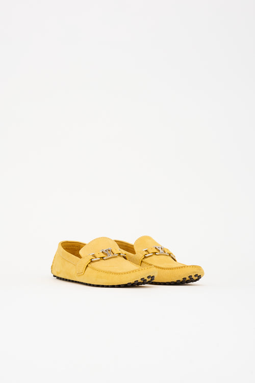 Louis Vuitton Leather LV Driving Loafer
