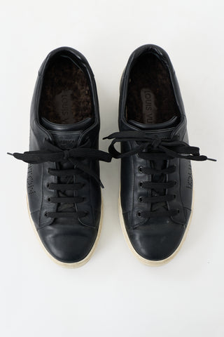 Louis Vuitton Leather & Shearling Sneaker