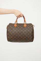 Louis Vuitton Brown Monogram Speedy Bag