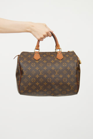 Louis Vuitton Brown Monogram Speedy Bag