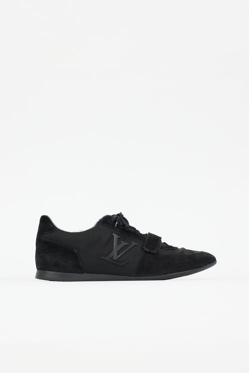 Louis Vuitton Mesh & Suede Stardust LV Sneaker