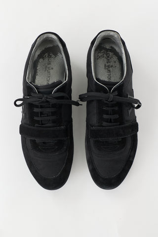 Louis Vuitton Mesh & Suede Stardust LV Sneaker