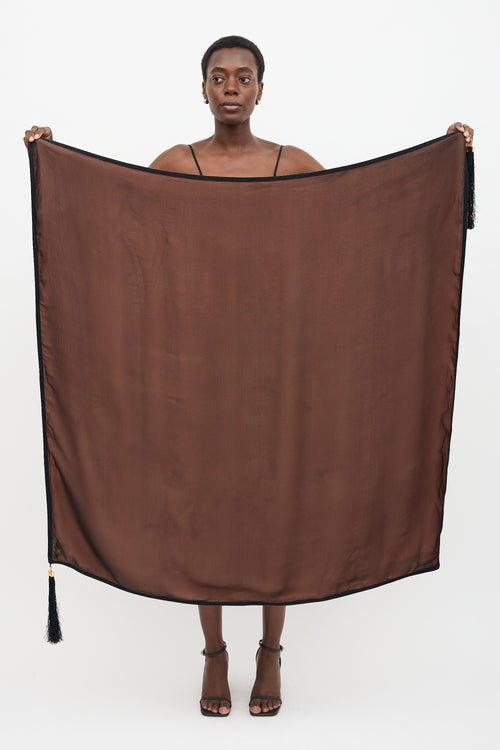 Louis Vuitton Metallic Tassel Shawl