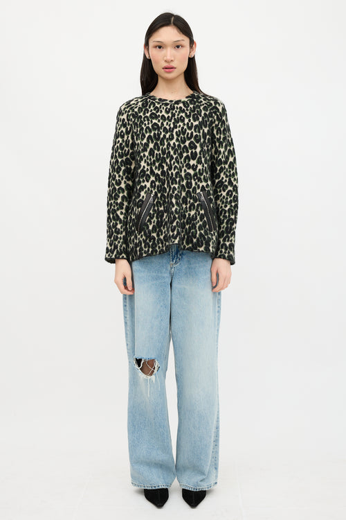 Louis Vuitton Mohair Patterned Sweater