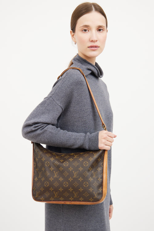 Brown Monogram Boulogne Shoulder Bag