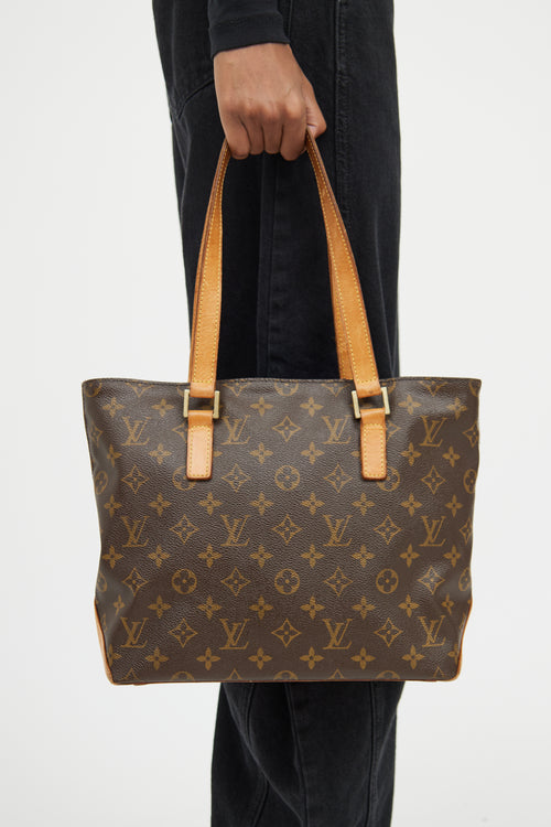 Louis Vuitton 2003 Brown Monogram Cabas Piano Bag