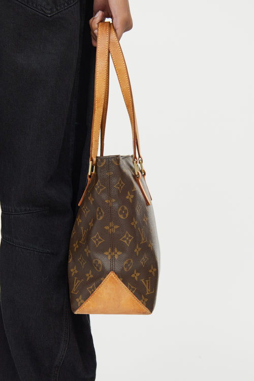 Louis Vuitton 2003 Brown Monogram Cabas Piano Bag