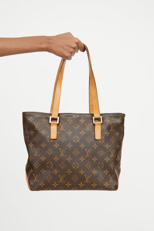 Louis Vuitton 2003 Brown Monogram Cabas Piano Bag