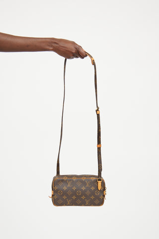 Louis Vuitton Brown Monogram Marly Bandouliere Crossbody Bag