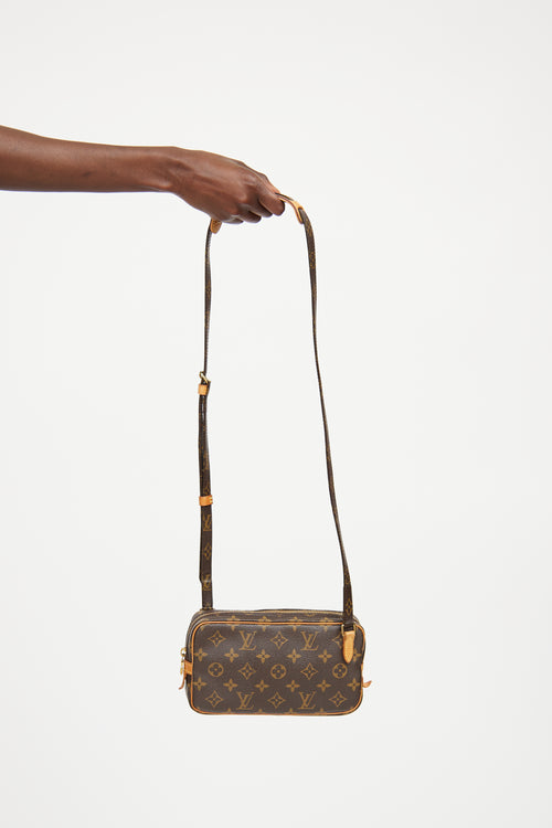 Louis Vuitton Brown Monogram Marly Bandouliere Crossbody Bag