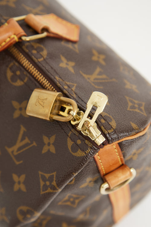 Louis Vuitton Brown Monogram Speedy Bandouliere 35 Bag