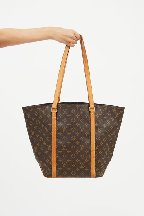 Brown Monogram Sac Shopping 48 Tote Bag