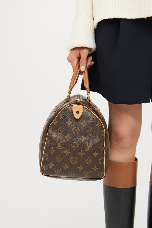 Louis Vuitton Monogram Speedy 30 Bag