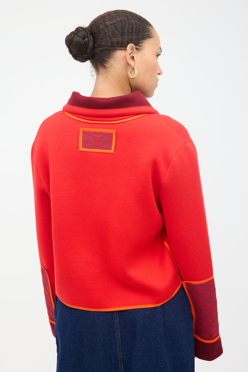 Louis Vuitton Monogram Accent Pullover Sweatshirt
