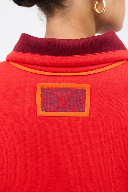 Louis Vuitton Monogram Accent Pullover Sweatshirt