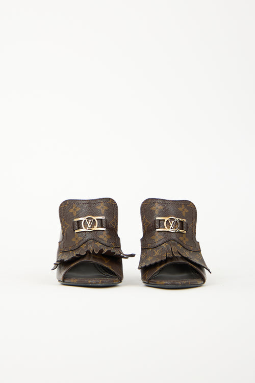 Louis Vuitton Monogram Canvas Indiana Mule