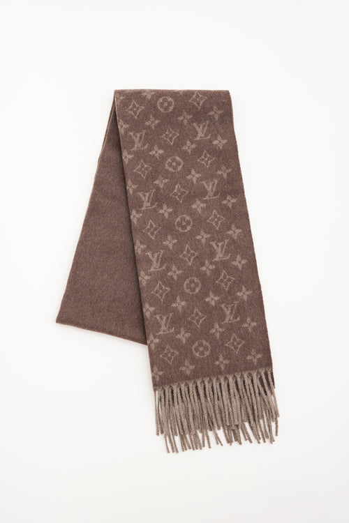 Louis Vuitton Monogram Fringe Scarf