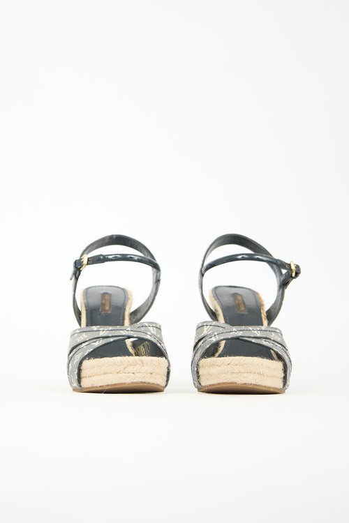 Louis Vuitton Monogram Majorca Espadrille Sandal