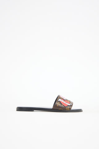 Louis Vuitton Monogram Patch Slide