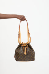 Louis Vuitton Monogram Petit Noé Bag