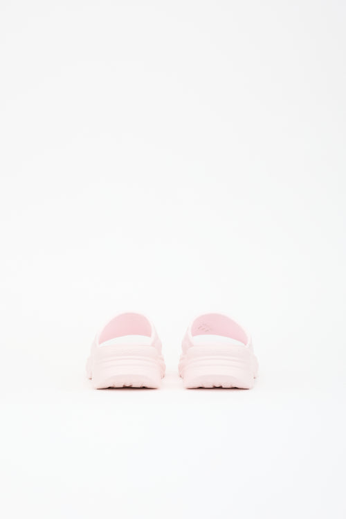 Louis Vuitton Monogram Rubber Platform Slide