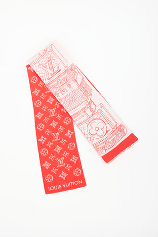 Louis Vuitton My LV Luggage Bandeau Scarf