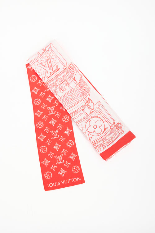 Louis Vuitton My LV Luggage Bandeau Scarf