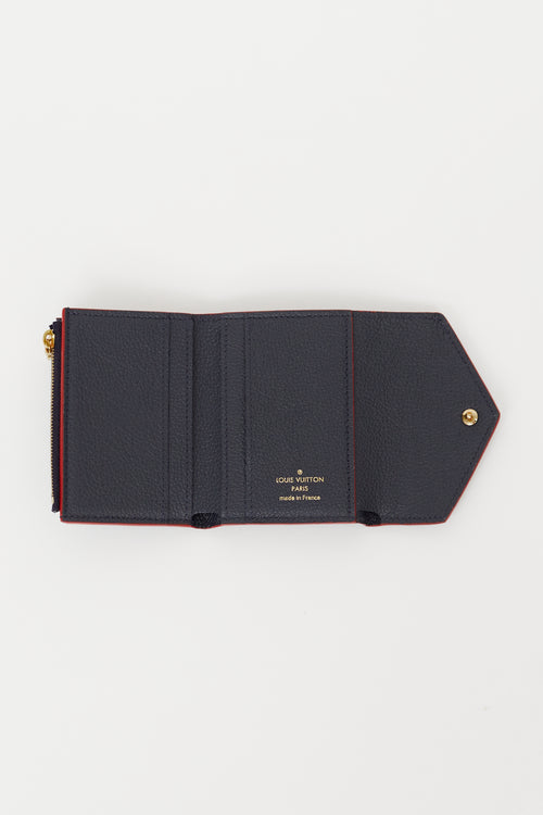 Louis Vuitton Navy Empreinte Leather Victorine Wallet