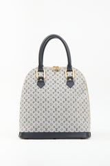 Louis Vuitton Navy & Grey Mini Monogram Canvas Alma Haut Bag