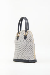 Louis Vuitton Navy & Grey Mini Monogram Canvas Alma Haut Bag