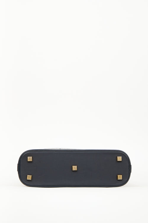 Louis Vuitton Navy & Grey Mini Monogram Canvas Alma Haut Bag