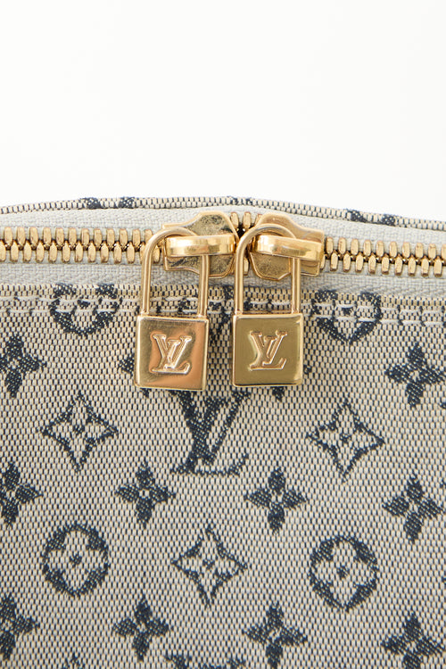Louis Vuitton Navy & Grey Mini Monogram Canvas Alma Haut Bag
