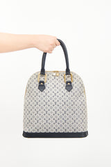 Louis Vuitton Navy & Grey Mini Monogram Canvas Alma Haut Bag