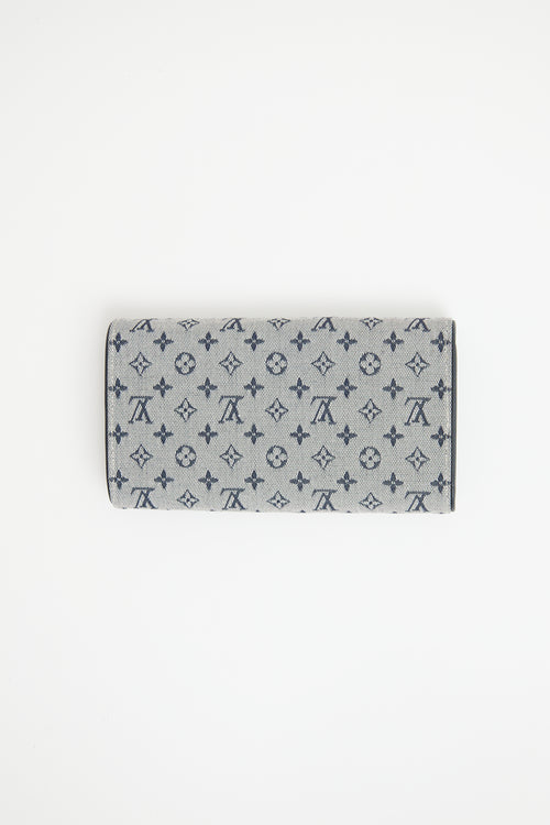 Louis Vuitton Navy Monogram Porte Tresor Wallet